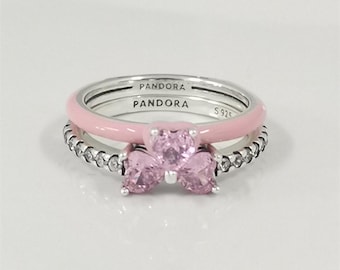 Pandora Think Pink Ring Set