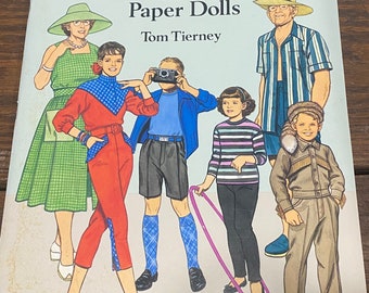 Vintage 1987 Tom Tierney American Family of the 1890s Paper Doll
