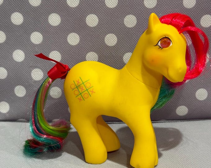 My Little Pony G1 Vintage Jewel Twinkle Eye TE Tic Tac Toe MLP Retro ...
