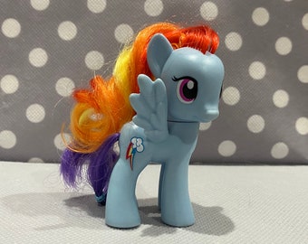 My Little Pony G4 Rainbow Dash Neu Vintage MLP Pony Retro Vintage Brushable Pegasus Neu aus Verpackung