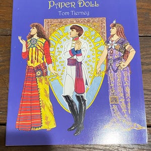 Famous Sarah Bernhardt Hollywood Actress Fashion paper dolls book Tom Tierney Dover Publications 2002 Vintage Uncut Movie Memorabilia