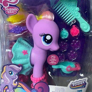 My Little Pony G4 Fashion Style Daisy Dreams Rainbow Power Wave 3 Vintage MLP Retro Brushable 2014 Purple Pink MIB Mint in Box NIB