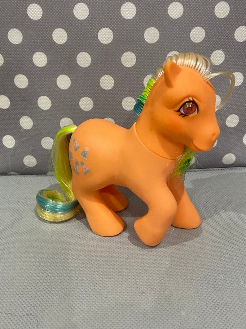 My little Pony G1 Twinkle Eye TE Party Time Vintage MLP Gelb Birthday Party Pack Pony MLP Retro Bild 6