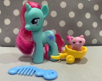 My Little Pony G4 Snowcatcher Snow catcher cat wagon comb pet MLP Retro TRU Favorite Brushable 2011 Royal Ball Canterlot Castle Complete