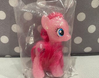 My Little Pony G4 Glitzerhaar Pinkie Pie Tao Bao Neues MLP-Pony Retro Vintage bürstebar TaoBao Target Exklusiver Taschenballon MIP-Prototyp