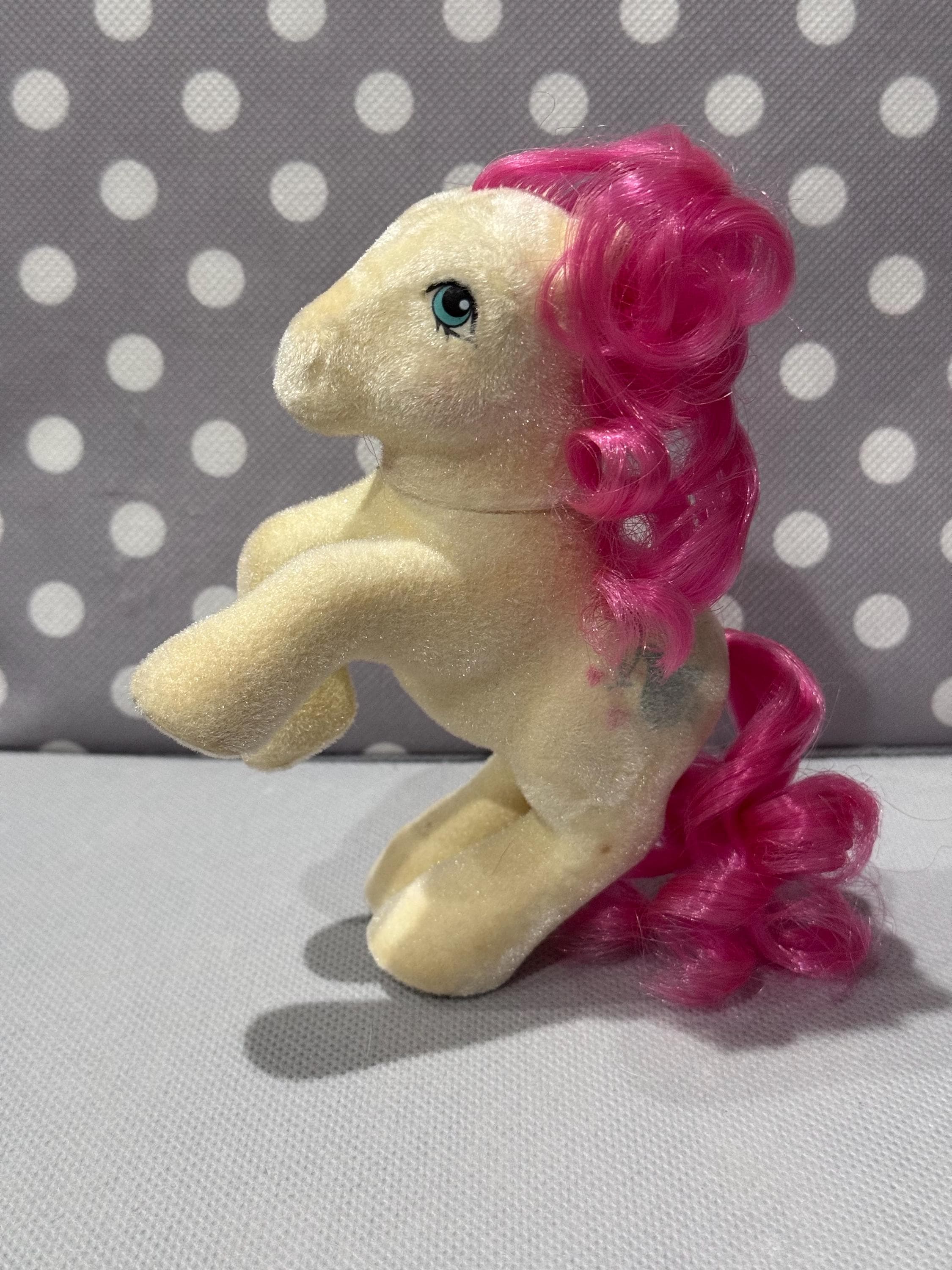 Mlp G1 Rearing My Little Pony G1 so Soft SS Truly Flocked Rearing Vintage MLP White ...