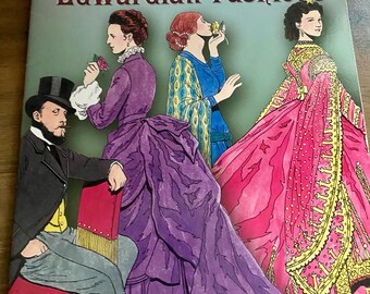 Late Victorian and Edwardian Fashions Dover Coloring Book Tom Teirney Pictorial Archive Series Dover Publications 2005 Museum Memorabilia