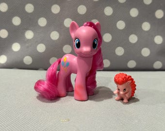 My Little Pony G4 Pinkie Pie MLP Retro Vintage Brushable Nuevo fuera de paquete Valor Animal Amigo Mascota Erizo Erizo