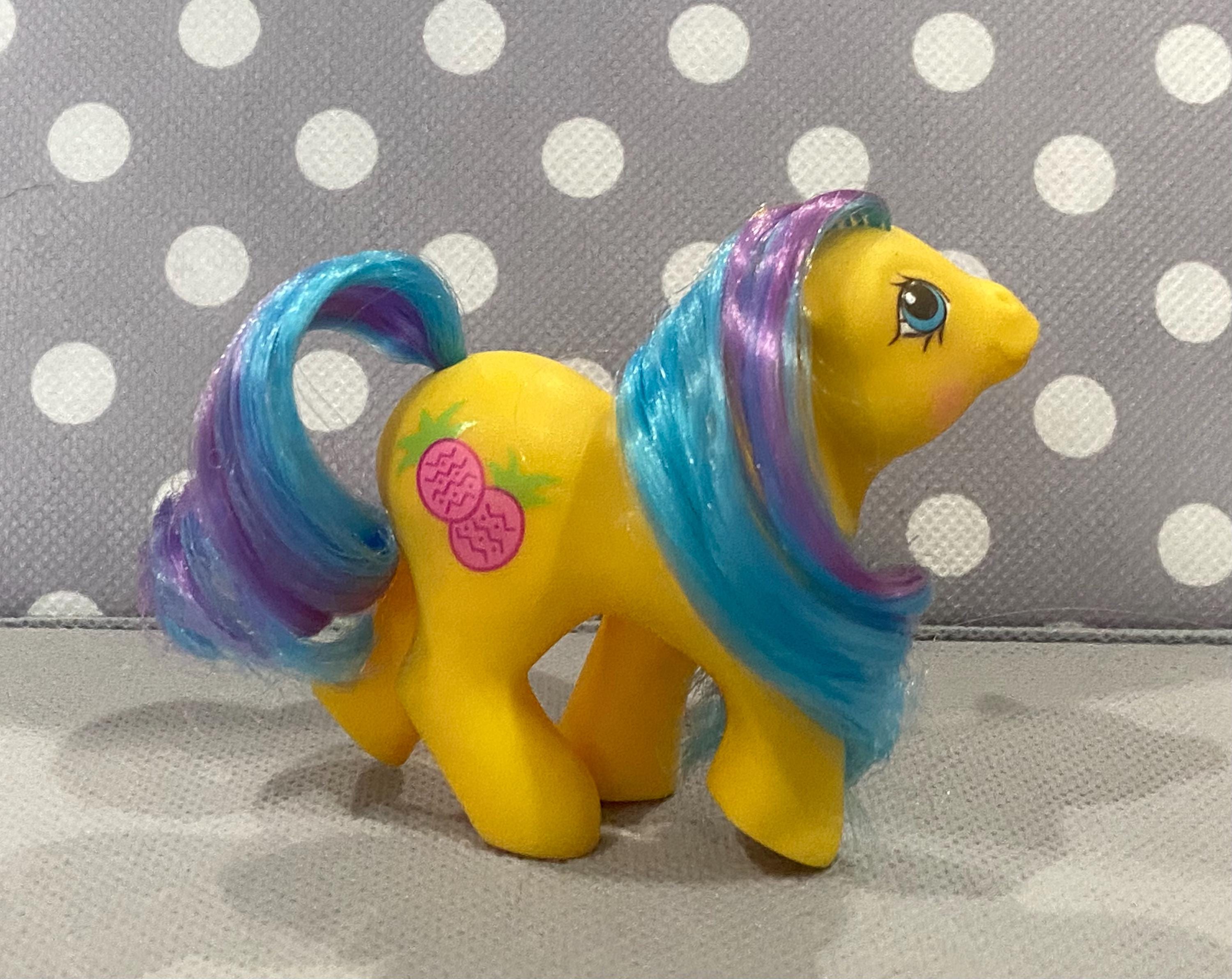 激レア　黄色　My Little Pony ストラップ　マイリトルポニー　レトロ My Little Pony G1 Baby Pineapple Paradise Tropical Vintage MLP