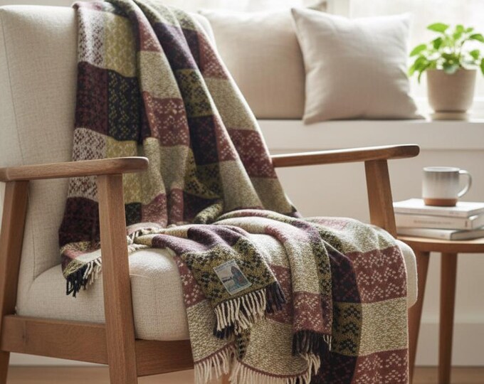 Manatunga Rug Vintage Manatunga New Zealand Wool Blanket | Roslyn Woolen Mills Travel ...