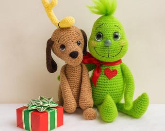 Grinch und Max Häkelanleitung: Amigurumi Holiday Plush (Digitaler Download)