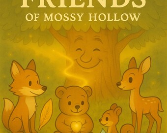 Forest Friends Story + Coloring Book | Printable Kids Adventure (Digital Download)
