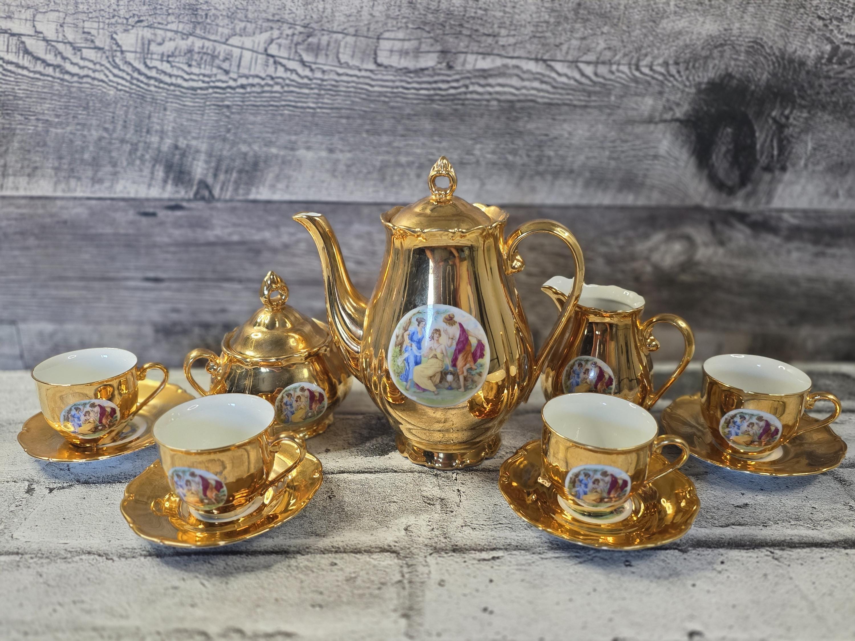 Czechoslovakia Porcelain Tea Set - Etsy Canada
