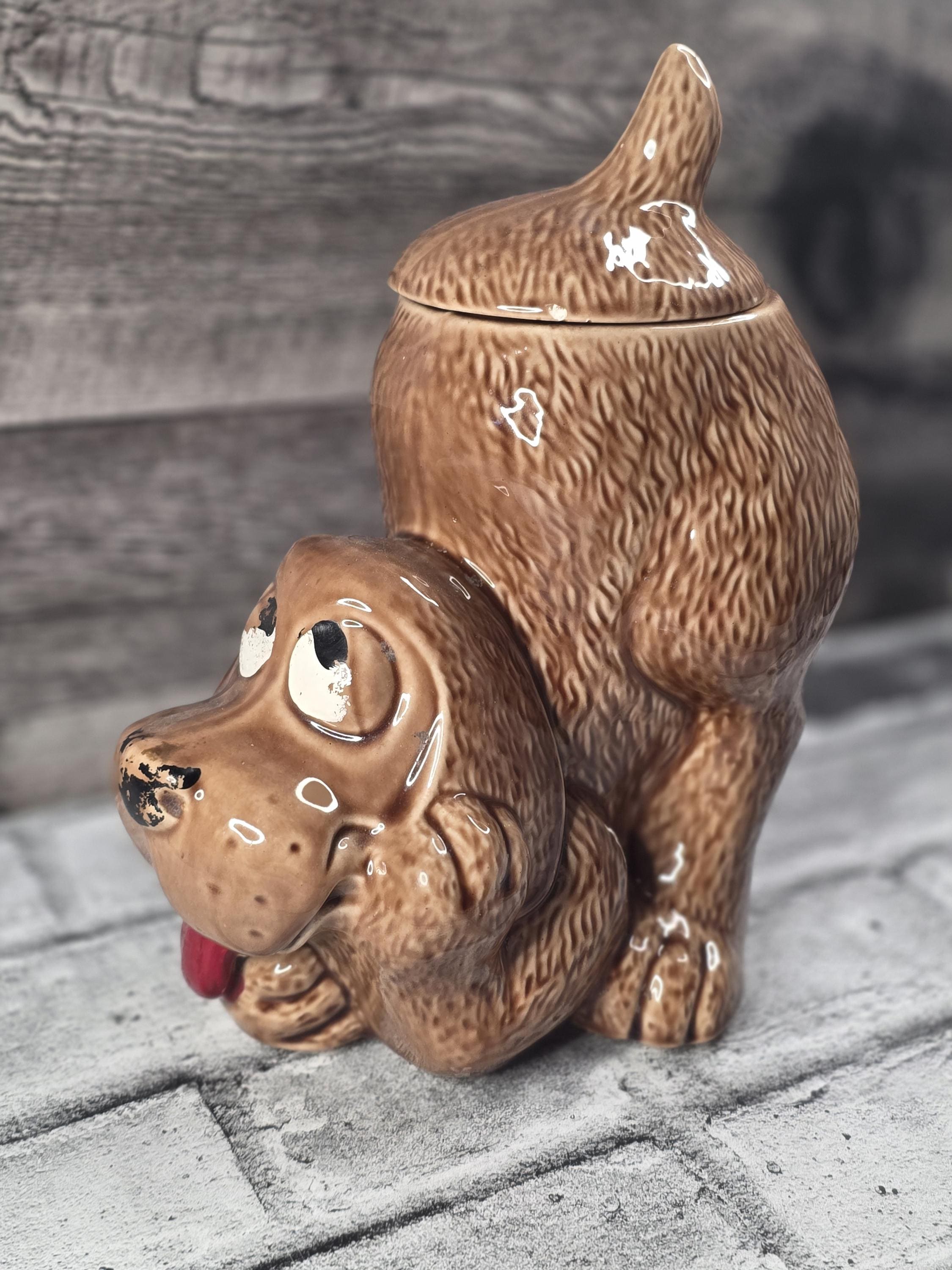 Real Mccoy, Thinking Dog Cookie Jar - Etsy