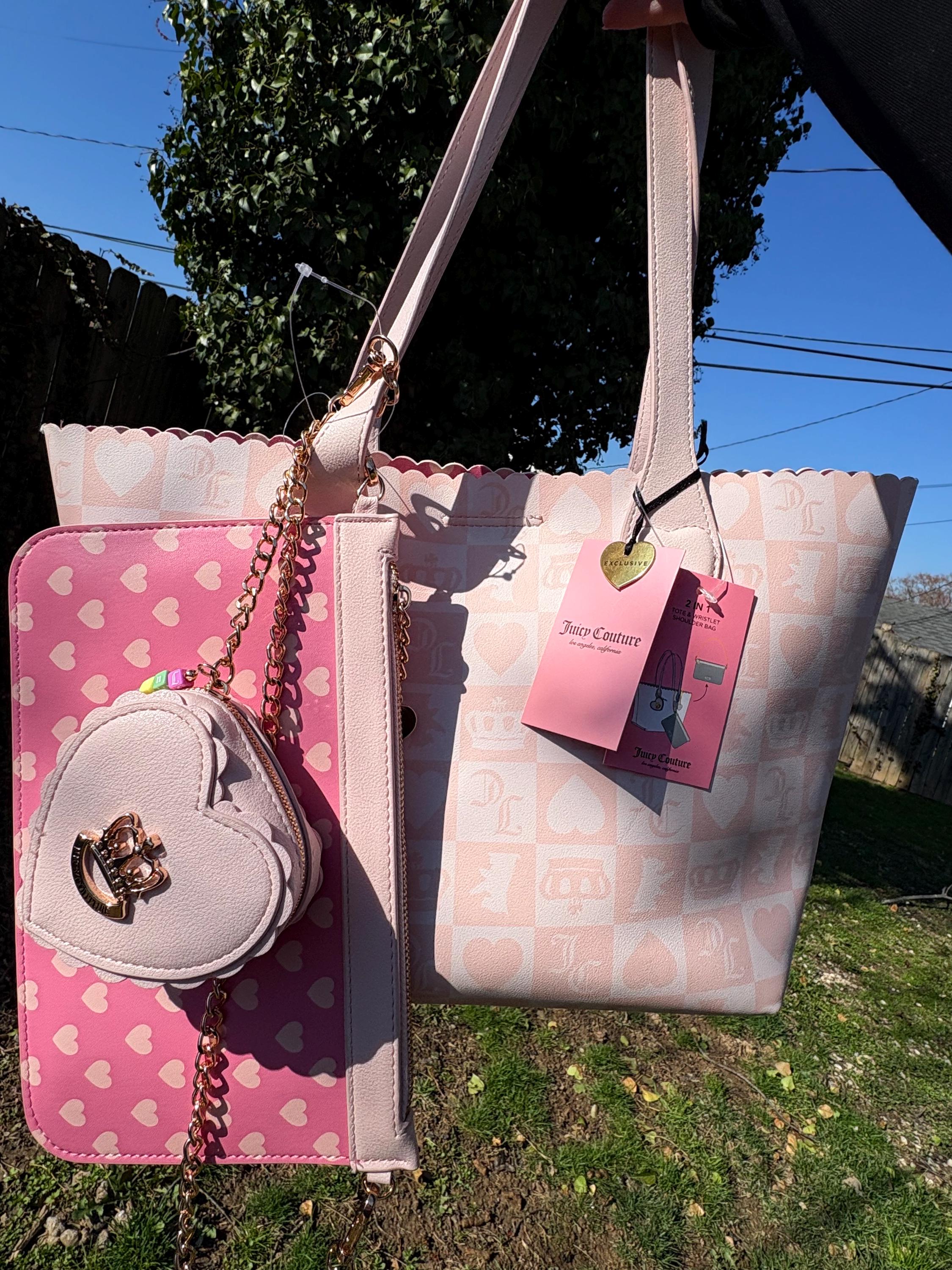 Juicy Couture ジューシークチュール いちご柄 ミニショルダーバッグ 