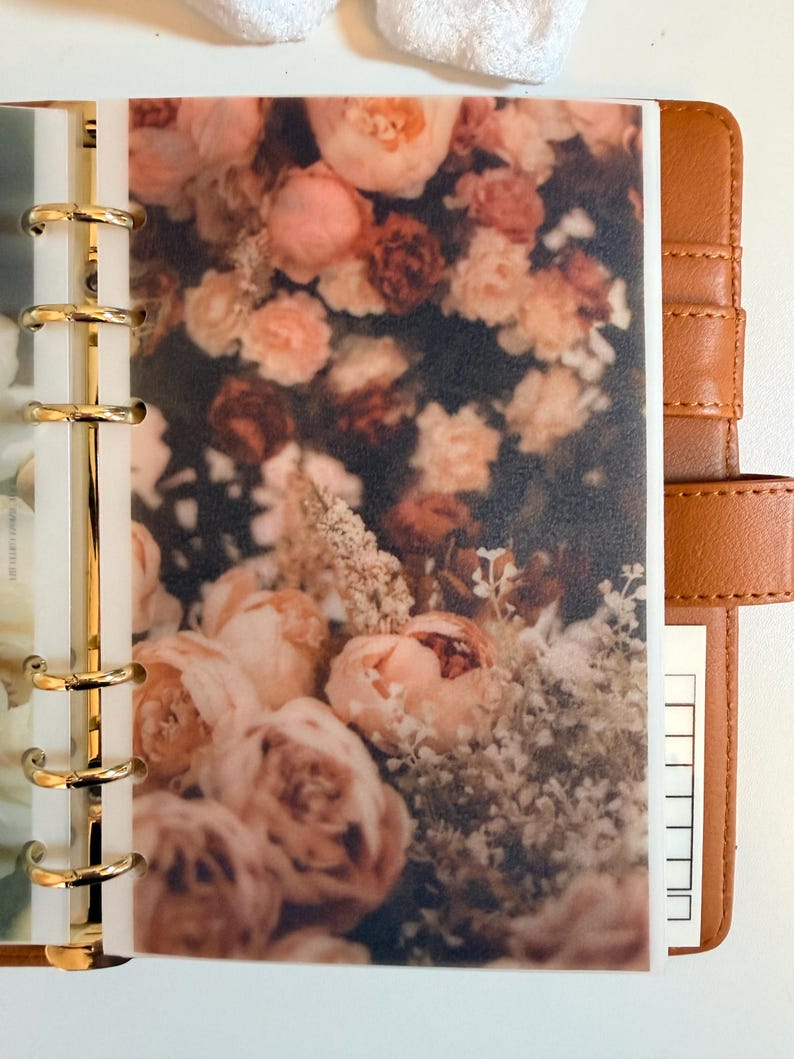 A6 Laminated Vellum Dashboard Planner Insert - Etsy