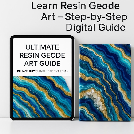 Step-By-Step Guide to Creating Resin Geode Art: Stunning DIY Masterpiece