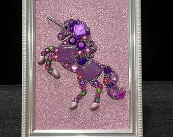 Framed Unicorn Art – Child’s Room Décor