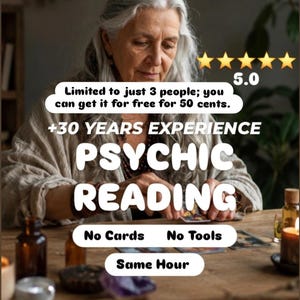 Psychic Reading Same Hour, Brutal Ehrlich Psychic, Keine Zuckerbeschichtung, Genaue hellsichtige Reading, Keine Werkzeuge, keine KI