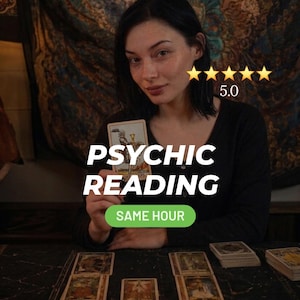 Psychic Reading, Clairvoyant Guidance, Love Career Future, No Tools No Ai, same hour