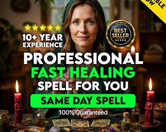 Healing Spell | Emotional & Spiritual Healing Ritual | Heal Heartbreak, Inner Peace, Energy Restoration | Aura Repair | Same Day Casting