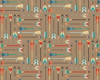 High Adventure Arrows - LAMINATED Cotton Fabric - Riley Blake