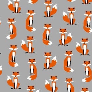 Foxes - Wide Width * - LAMINATED Cotton Fabric - Robert Kaufman