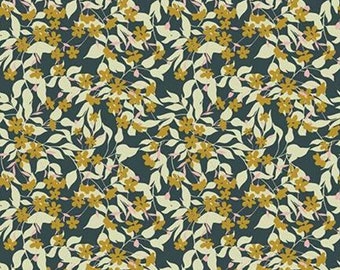 Whimsical Romance Willow Pine - LAMINATED Cotton Fabric - Riley Blake