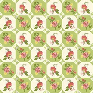 Reflections Vintage Rose * - LAMINATED Cotton Fabric - Riley Blake
