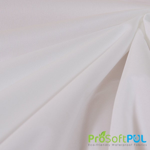 WIDE White ProSoft Food Safe PUL lining fabric - sold priced by the 1/2 yard, great for lining snack bags, bibs