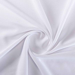60&quot; wide ProCool® Stretch-FIT Sports Jersey Silver CoolMax Fabric, wicking fabric, sold by the half yard