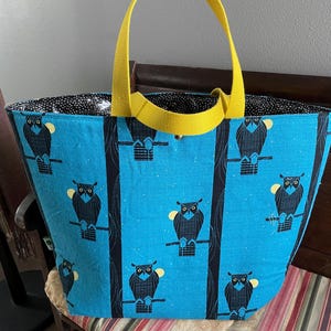 Charley Harper Owl tote