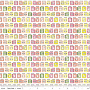 Orchard Jam Jars Multi * LAMINATED Cotton Fabric - Riley Blake