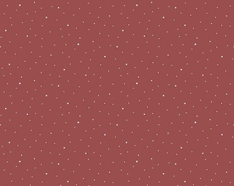 Dapple Dot Marsala * - LAMINATED Cotton Fabric - Riley Blake