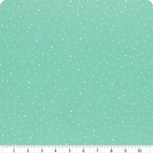 Dapple Dot Aqua * - LAMINATED Cotton Fabric - Riley Blake