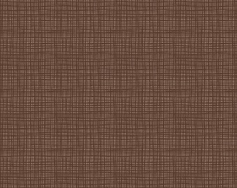 Texture Chocolate * - LAMINATED Cotton Fabric - Riley Blake