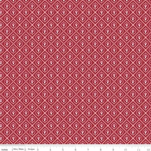 Enchanted Meadow Mushrooms Red * - LAMINATED Cotton Fabric - Riley Blake