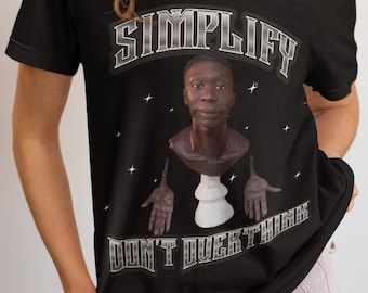 Khaby Lame Meme Shirt, Funny Viral TikTok Graphic Tee, Retro 90s Vintage Aesthetic Streetwear, Ironic Humor Unisex Gift for Meme Lovers