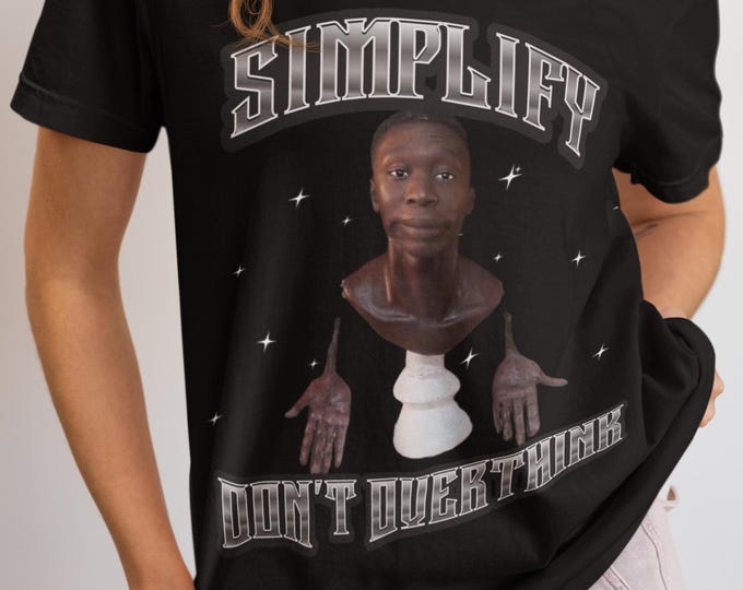 Khaby Lame Meme Shirt, Funny Viral TikTok Graphic Tee, Retro 90s Vintage Aesthetic Streetwear, Ironic Humor Unisex Gift for Meme Lovers