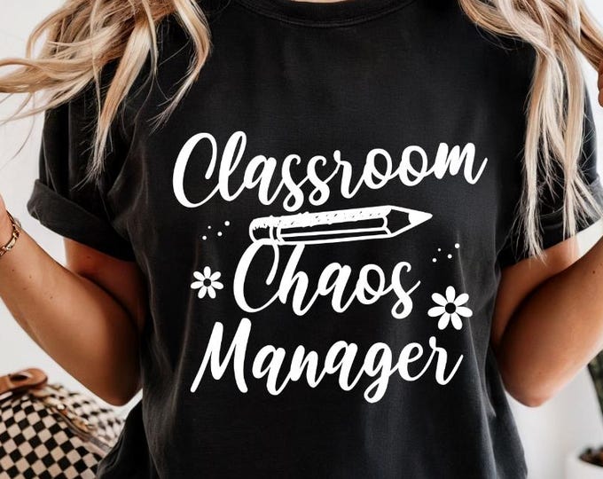 Teacher Mode On Shirt, Funny Cute Teacher Doodles Tee, Comfort Colors Preschool & Elementary Teacher Gift, Back to School Teaching Top