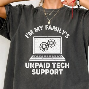 Comfort Colors® Funny Tech Lover Graphic Tee Computer Geek Nerd Engineer T-Shirt, Coding Humor Gift, Programmer IT Specialist Graphic Gift
