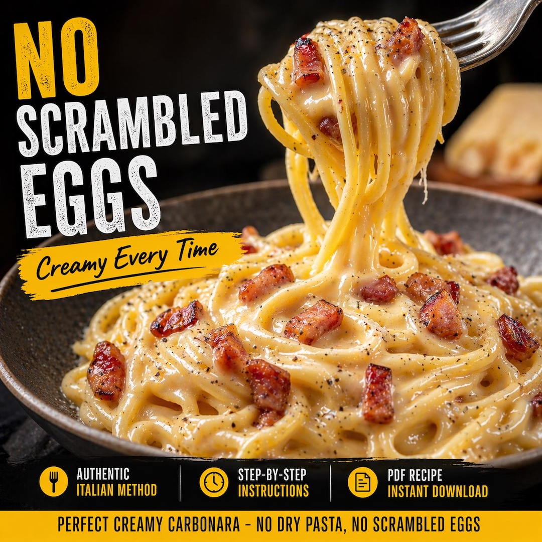 Perfect Creamy Carbonara – No Scrambled Eggs, No Dry Pasta | Authentic ...