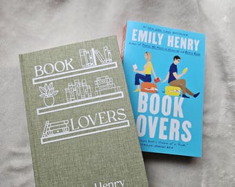 Amantes de los libros de Emily Henry - Reencuadernación personalizada