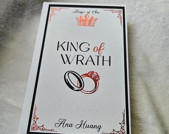 Rey de la Ira de Ana Huang - Encuadernación personalizada