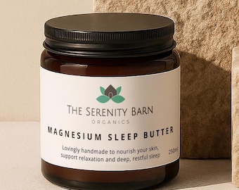 Organic Magnesium Sleep Butter ***with Free Sleep Meditation***