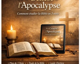 De la Génèse à l'Apocalypse.               Comentar Éstudier la biblia en 3 meses