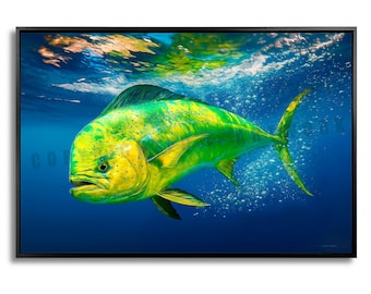 Dorado Breakaway Saltwater Gamefish Fishing Art Print