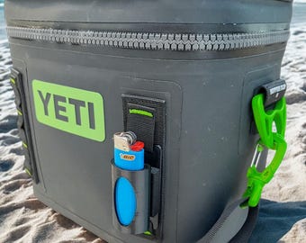 Yeti Cooler Accessory | Lighter Holder For Yeti Cooler | Bic Holder Yeti Attachment | Lighter Holster Accessory | Molle Strap Lighter Holder