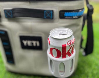 Can Holder for Yeti Soft Cooler: Quick Release MOLLE Mount Can Attachment