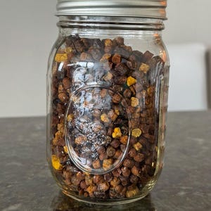 Rått bibröd Perga 9,5 oz (270 g) – Rent fermenterat pollen i glasburk